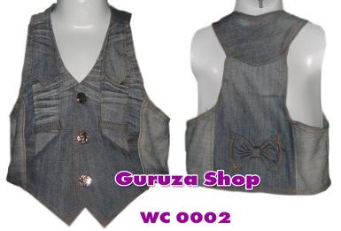 WC0002 เสื้อกั๊กยีนส์
