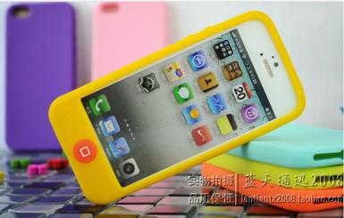 เคส iPhone 5 ปุ่ม Home ซิลิโคนอย่างนิ่ม รุ่นใหม่