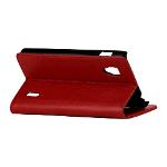 เคส LG Optimus G (Red Flip Case) พร้อมช่องเก็บบัตรเครดิต