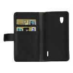 เคส LG Optimus G (Black Flip Case) พร้อมช่องเก็บบัตรเครดิต