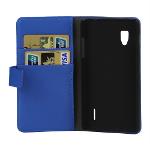 เคส LG Optimus G (Blue Flip Case) พร้อมช่องเก็บบัตรเครดิต