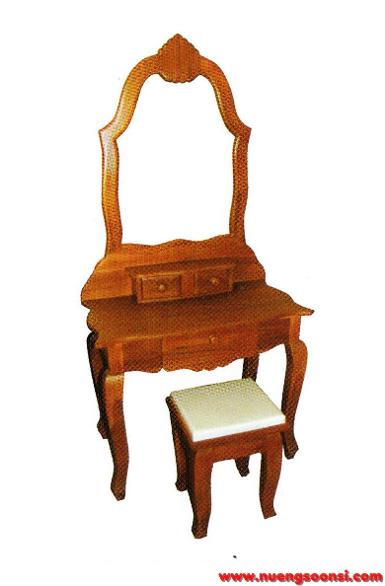 โต๊ะเครื่องแป้ง ไม้สัก ( K-18 )