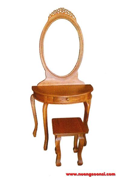 โต๊ะเครื่องแป้ง ไม้สัก ( K-15 )