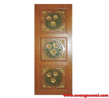 ประตูไม้สัก ( E-27 )