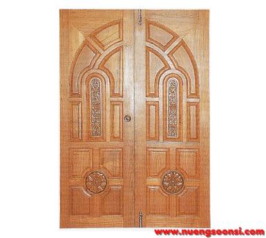 ประตูไม้สัก ( E-19 )