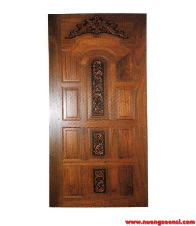 ประตูไม้สัก ( E-07 )