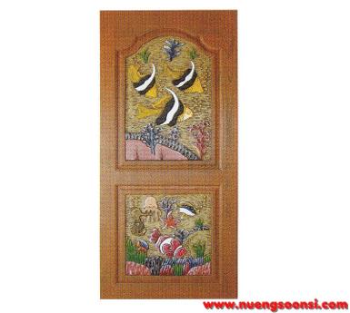 ประตูไม้สัก ( E-34 )