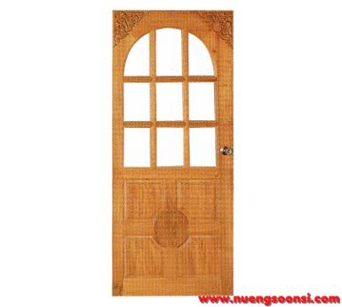 ประตูไม้สัก ( E-37 )