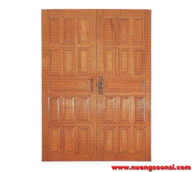 ประตูไม้สัก ( E-22 )