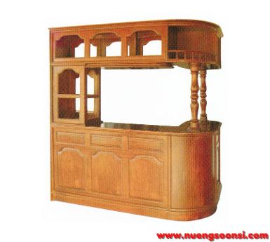  เคาน์เตอร์ บาร์ ไม้สัก ( K-69 )