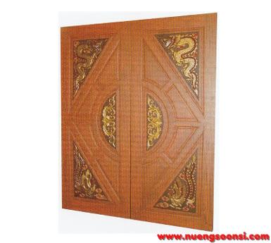 ประตูไม้สัก ( E-12 )