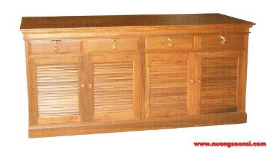 ชั้นวางของเอนกประสงค์ ไม้สัก ( K-104 )