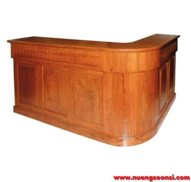  เคาน์เตอร์ บาร์ ไม้สัก L เตี้ย ( K-116 )