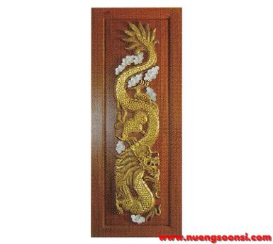 ประตูไม้สัก ( E-29 )