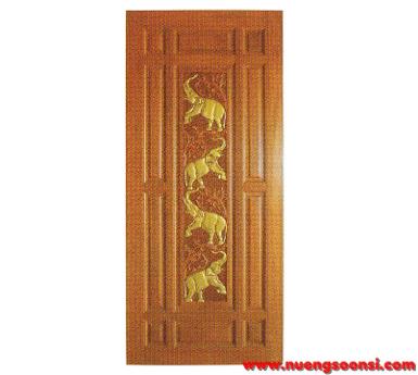 ประตูไม้สัก ( E-32 )