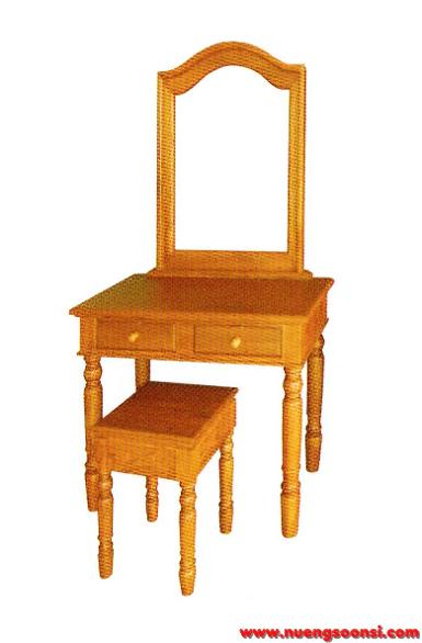 โต๊ะเครื่องแป้ง ไม้สัก ( K-19 )