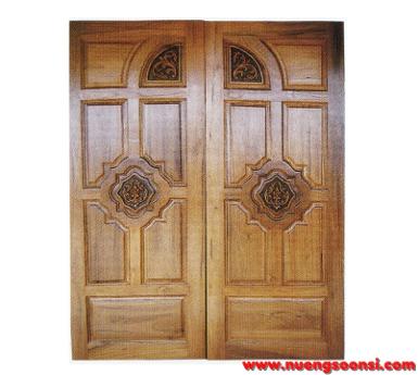 ประตูไม้สัก ( E-17 )