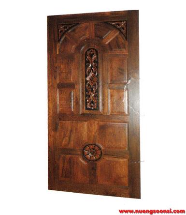 ประตูไม้สัก ( E-08 )