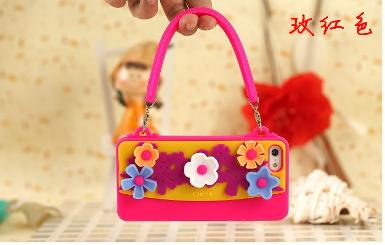 Case iPhone 4/4s รุ่นดอกไม้สวย หิ้วได้ สะพายได้