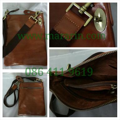 กระเป๋าหนัง แฟชั่น สะพายข้าง