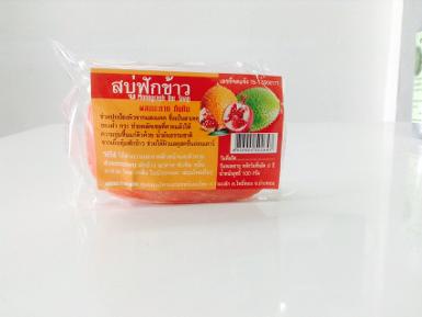 สบู่ฟักข้าว ผสมมะหาดทับทิม