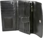 Crocodile Long Trifold Wallet