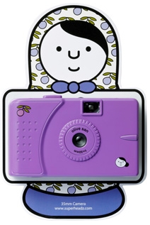 กล้องโลโม่ LOMO SuperHeadz Wide and Slim Angle Lens สี OLIVESAN จาก ญี่ปุ่น สีม่วง ใหม่ล่าสุด