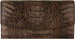 Crocodile Long Trifold Wallet
