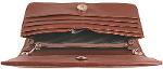 Brown Genuine Alligator Leather Lady's Handbag