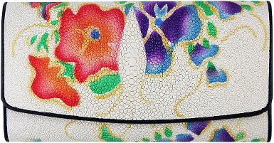 Trifold Genuine Stingray Leather (Out of stock)