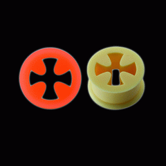 Silicone Iron Cross Tunnels ::STN6::