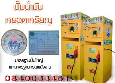 ตู้นํามันหยอดเหรียญขนาดใหญ่2หัวจ่าย
