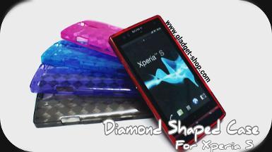 ล้างสต๊อค [ 5 ชิ้น 250 บาท ] เคส Xperia S ลายสี่เหลี่ยมดอกจิก