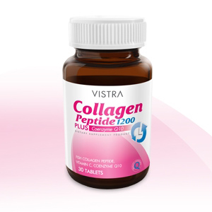Vistra Collagen Peptide 1200 Plus Co-Q10 คอลลาเจน