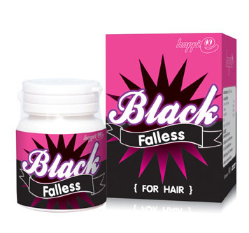 Happie Black Falless (For Hair) 30 cap/bottle