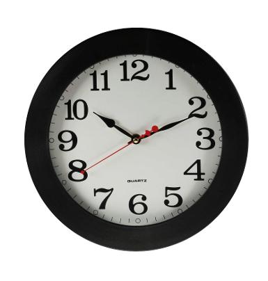 นาฬิกาแขวนพลาสติก สำหรับทำโลโก้ พิมพ์ชื่อบริษัท จำนวน 1 ชิ้นก็ทำได้