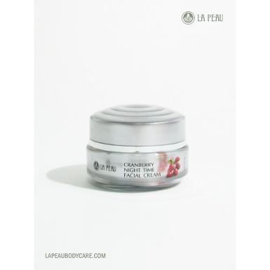 LA PEAU CRANBERRY NIGHT TIME FACIAL CREAM ลา เพียว แครนเบอรี่ ไนท์ ไทม์ เฟเชี่ยว ครีม 