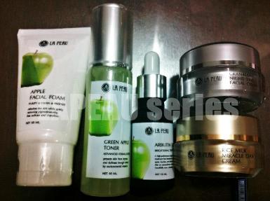 เซตผลิตภัณฑ์ดูแลผิวหน้าขาวใส LAPEAU series ลาเพียวซีรี่ย์ 
