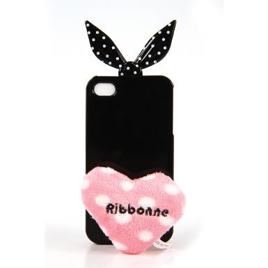 เคส iPhone 4/4s Ribbonne Fasion Style Black