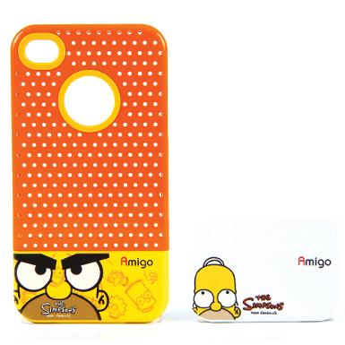 เคส iPhone 4/4s Magic-Cap Orange (Yellow&White Cap)
