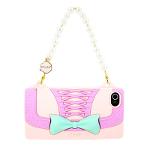 เคส iPhone 4/4s Candies Curvy with Pearl Pink