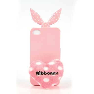 เคส iPhone 4/4s Ribbonne Fasion Style Pink