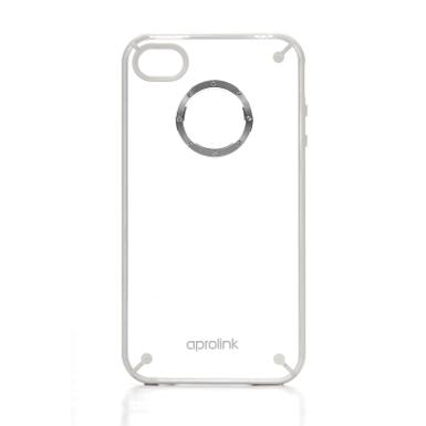 เคส iPhone 4/4s aprolink with Swarosky Ring White