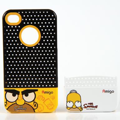 เคส iPhone 4/4s Magic-Cap Black (Yellow&White Cap)