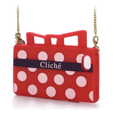 เคส iPhone4/4s Candies Gift Wrap-Polka Dots Pink