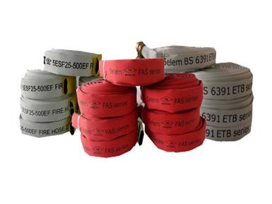 FIRE HOSE สายส่งน้ำดับเพลิงชนิดผ้าใบ 