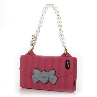 เคส iPhone4/4s Candies Matelasse with Pearl Pink