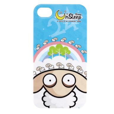 เคส iPhone4/4s Unsleep Sheep Blue Whitte