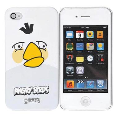 เคส iPhone4 Angry Birds Bomber Bird สีขาว