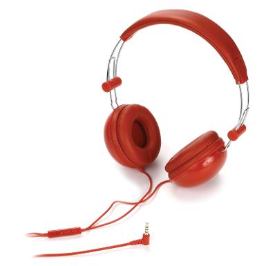 หูฟัง Elecom EHP-SMOH100RD Overheadphone L type แดง